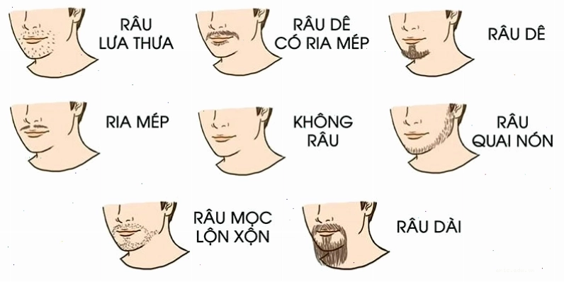 Xem tướng đàn ông thông qua râu