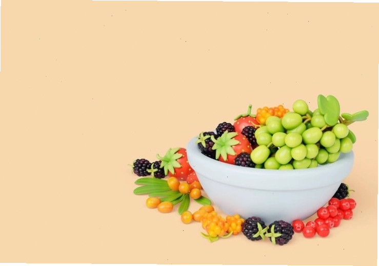 Minh họa 3D các loại quả mọng phong cách chibi rực rỡ
