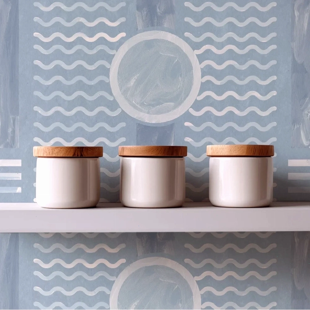Intricate stylish geometric patterns for interior walls