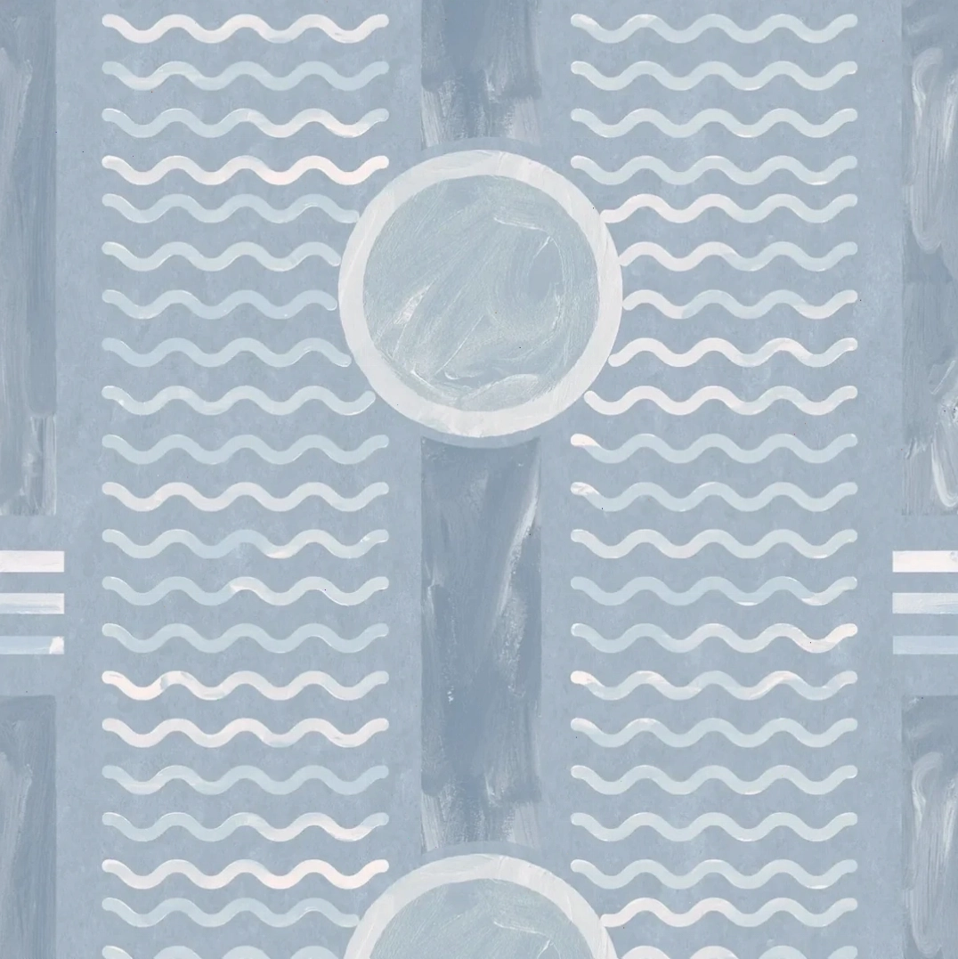 Luxurious art deco geometric wallpaper for dining room