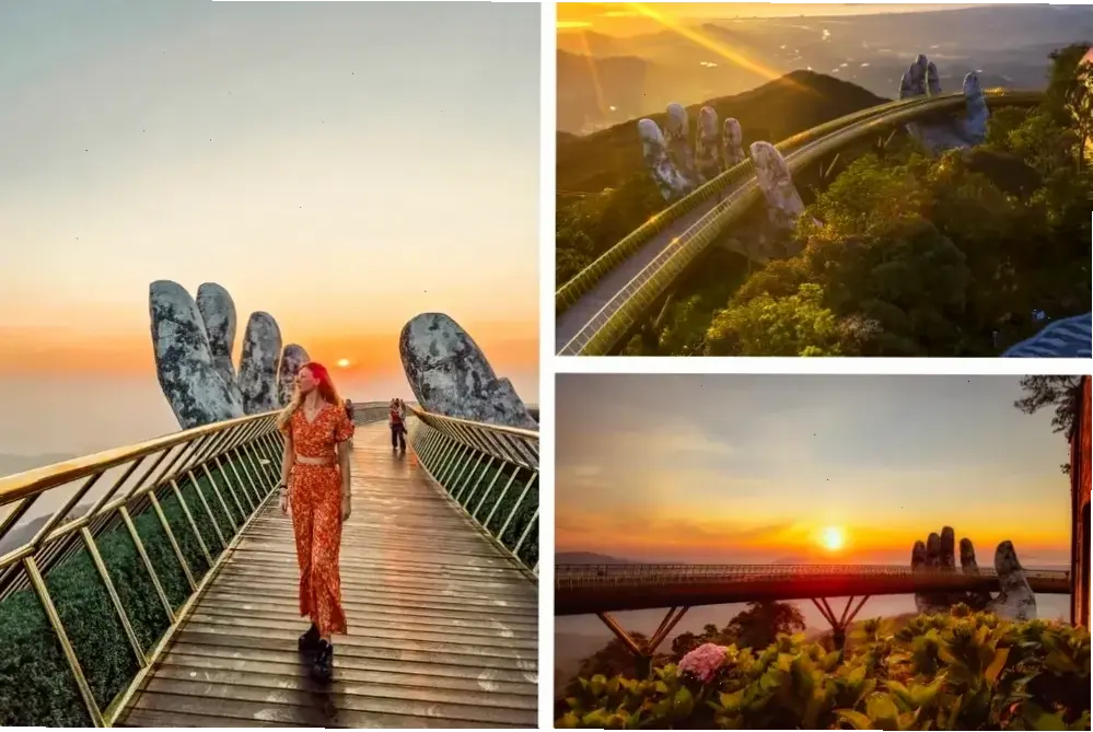 địa điểm ngắm hoàng hôn đẹp nhất Đà Nẵng tại chân cầu Thuận Phước