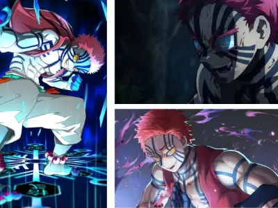 Loạt khoảnh khắc Akaza đẹp mà rất đáng sợ trong anime