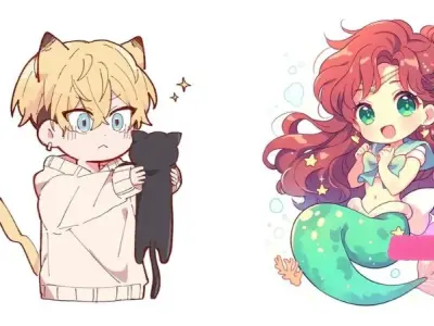 Loạt ảnh anime chibi cute khiến giang cư mận phát cuồng