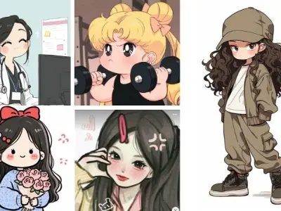 Bộ ảnh avatar anime nữ cute hút triệu lượt yêu thích