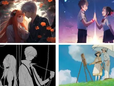 Khám phá loạt ảnh avatar cặp anime hot nhất hiện nay