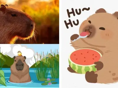Bộ sưu tập hình nền Capybara nổi bật khuấy đảo phong cách