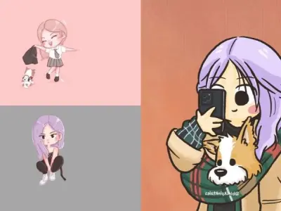 Chiêm ngưỡng bộ ảnh Rose Chibi cực dễ thương và sinh động