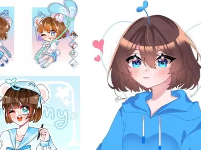 Ảnh Simmy chibi khiến cộng đồng mạng phát sốt vì dễ thương