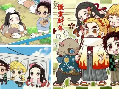 Khám phá thanh gươm diệt quỷ chibi qua hình ảnh ấn tượng