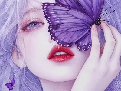 Khám phá ảnh avatar nền tím lung linh, đẹp huyền bí