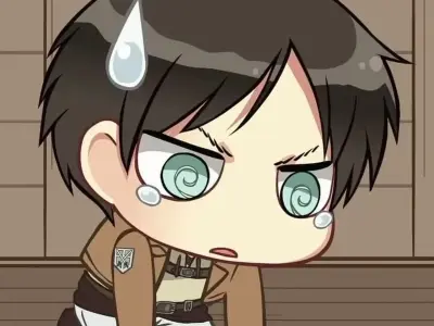 Bộ sưu tầm ảnh chibi Eren Titan hóa tí hon siêu ngầu