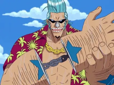 Bộ ảnh Franky thợ đóng tàu Cyborg SUPER của băng Mũ Rơm