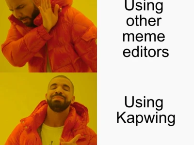 Drake Meme: Template Huyền Thoại Biểu Cảm Đối Lập