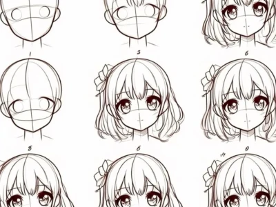 Hướng Dẫn Vẽ Tóc Anime Nam Đẹp và Ấn Tượng