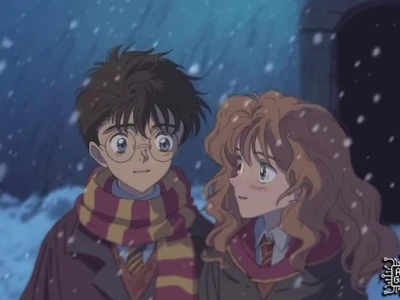 Khám Phá Thế Giới Harry Potter Qua Lăng Kính Anime Đầy Sáng Tạo
