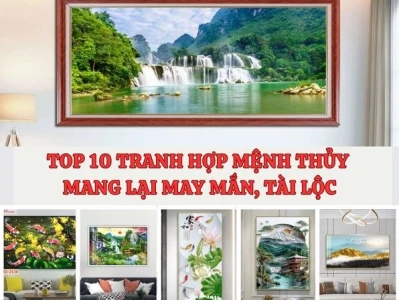 Tranh Phong Thủy Cho Người Mệnh Thủy: Bí Quyết Hút Tài Lộc, May Mắn